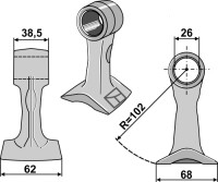 Hammerschlegel 62x38,5mm 2