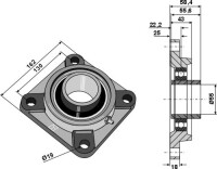 Spannlager UCF - Ø55 2