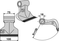 Hammerschlegel 100x75mm - PTA 2