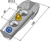 Halter komplett - Serie 410 2