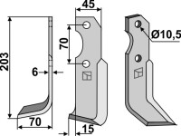 Fräsmesser 203x45mm, links gallery 8_2nd