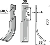 Fräsmesser 197x30mm, rechts gallery 8_2nd