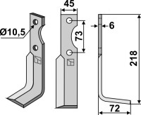 Fräsmesser 218x45mm, rechts gallery 23_2nd