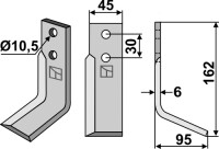Fräsmesser 162x45mm, rechts gallery 2_2nd