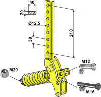 Halter komplett ohne Zinken 2