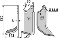 Fräsmesser 225x80mm, links gallery 41_2nd