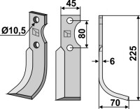 Fräsmesser 225x45mm, rechts gallery 40_2nd