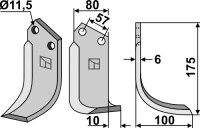 Fräsmesser 175x80mm, rechts gallery 9_2nd