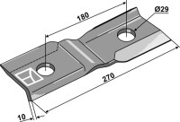 Mähermesser 270mm 2