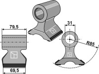Hammerschlegel 69,5x79,5mm - PTA 2