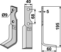 Fräsmesser 195x40mm, rechts gallery 6_2nd