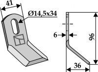 Y-Messer 96x41mm Universal gallery 3_2nd