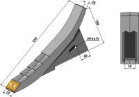 Scharspitze - Hartmetall 2
