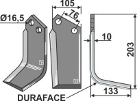 Fräsmesser DURAFACE 203x105 gallery 1_2nd