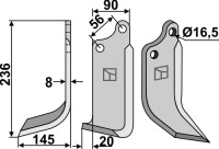 Fräsmesser 236x90mm, links gallery 28_2nd