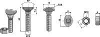 Planetschraube - M10x40 - 6.8 2