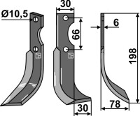 Fräsmesser 198x30mm, rechts gallery 1_2nd