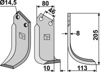 Fräsmesser 205x80mm, rechts gallery 12_2nd