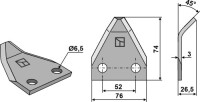 Futtermischwagenmesser