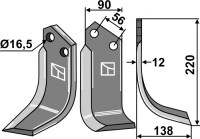 Fräsmesser 220x90mm, rechts gallery 20_2nd
