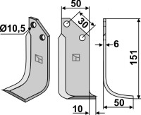 Fräsmesser 151x50mm, rechts gallery 15_2nd