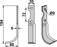 Fräsmesser 194x30mm, links gallery 19_2nd