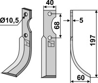 Fräsmesser 197x40mm, rechts gallery 13_2nd