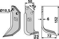 Fräsmesser 152x50mm, rechts gallery 20_2nd