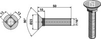 Pflugschraube 7/16"x50