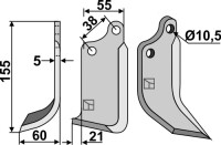 Fräsmesser 155x55mm, links gallery 27_2nd