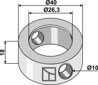Klemmring 18xØ26,3xØ40 2