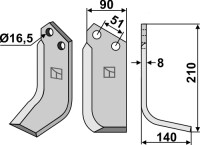 Fräsmesser 210x90mm, rechts gallery 24_2nd