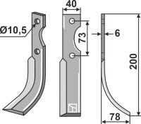 Fräsmesser 205x40mm, rechts gallery 11_2nd