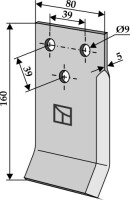 Futtermischwagenmesser, links 2
