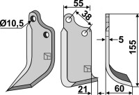 Fräsmesser 155x55mm, rechts gallery 28_2nd