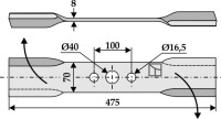 Mähermesser 475mm - rechts 2