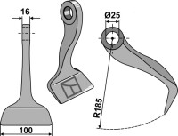 Hammerschlegel 100x16mm 2