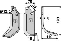 Fräsmesser 193x70mm, rechts gallery 18_2nd