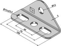 Halter für Torsionstriegel 2