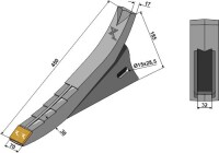 Scharspitze - Hartmetall 2