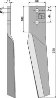 Kreiseleggenzinken 370mm, rechts