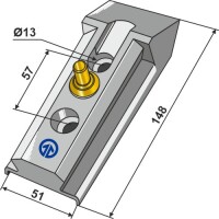 Halter komplett - Serie 410 2