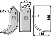 Fräsmesser 155x75mm, rechts gallery 32_2nd