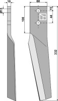 Kreiseleggenzinken 332mm, rechts