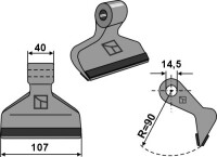 Hammerschlegel 107x40mm - PTA 2