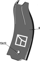 Mittelleitblech