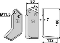 Fräsmesser 180x80mm, rechts gallery 20_2nd