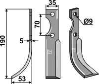 Fräsmesser 190x35mm, links gallery 7_2nd