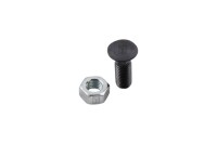 Pflugschraube M12x1,75x35 und Sechskantmutter 1