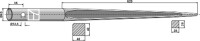 Frontladerzinken 1400mm 2